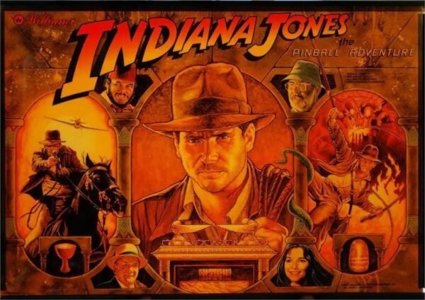 Indiana Jones Pinball Machine (1993) by Williams